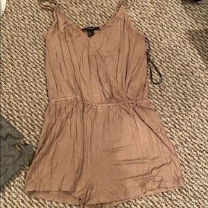 Brown Forever 21 Romper